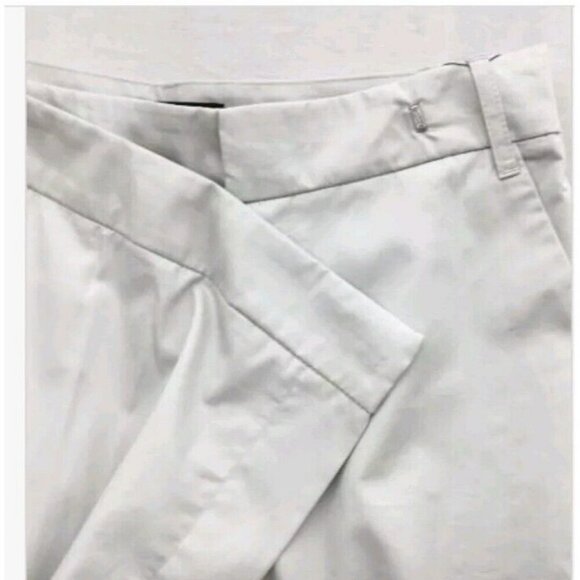 Zara Pants Xs Gray  Pareo Wrap Waist 14"  Straight Wide Leg Flowy 7385 423 - Picture 6 of 9